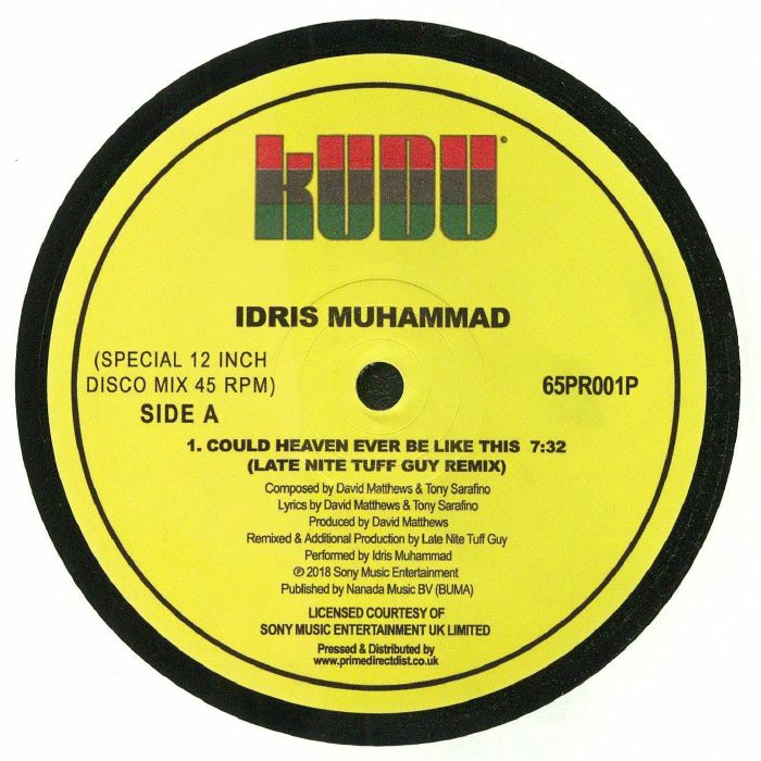 Idris Muhammad Could Heaven Ever Be Like This (Late Nite Tuff Guy remix)
