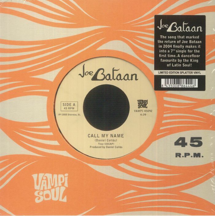 Joe Bataan – Call My Name vinyl cover