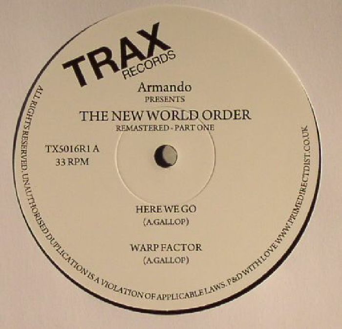 Armando New World Order (remastered) Part 1