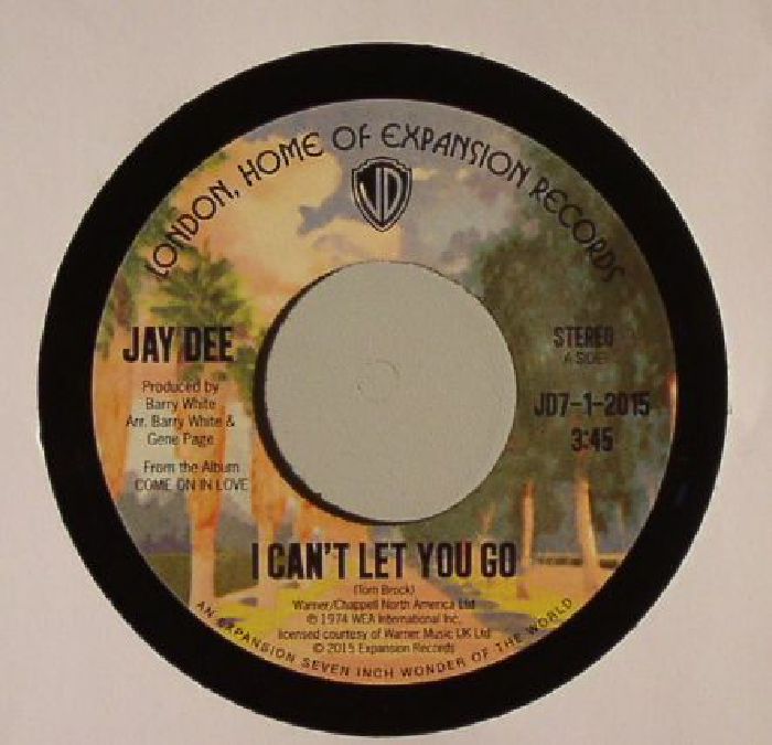 Jay Dee I Cant Let You Go (reissue)