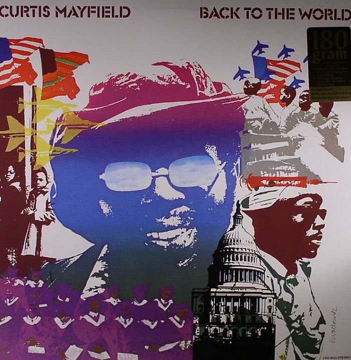 Curtis Mayfield – Back To The World (reissue) vinyl cover