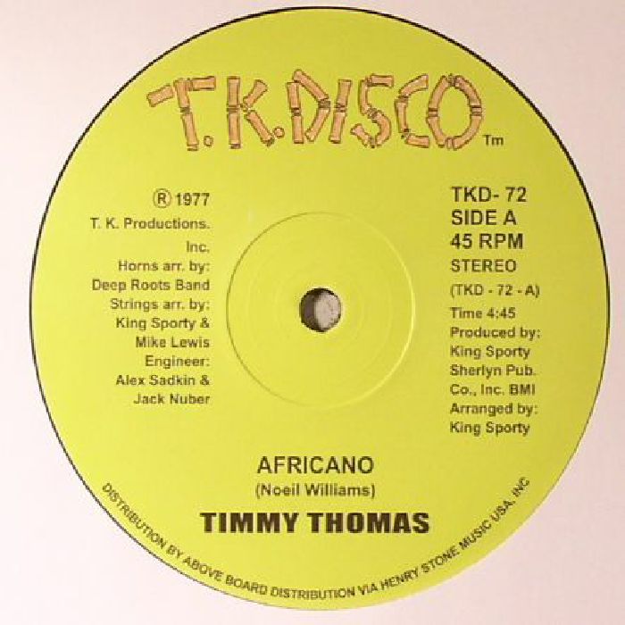 Timmy Thomas Africano (reissue)
