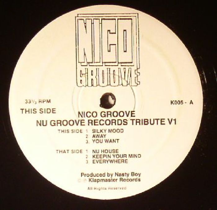 Nico Groove Nu Groove Records Tribute V1