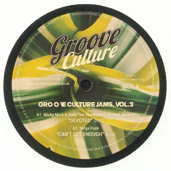 Micky More | Andy Tee | Reverendos Of Soul | Anduze | Serge Funk | Danny Losito Groove Culture Jams Vol 3
