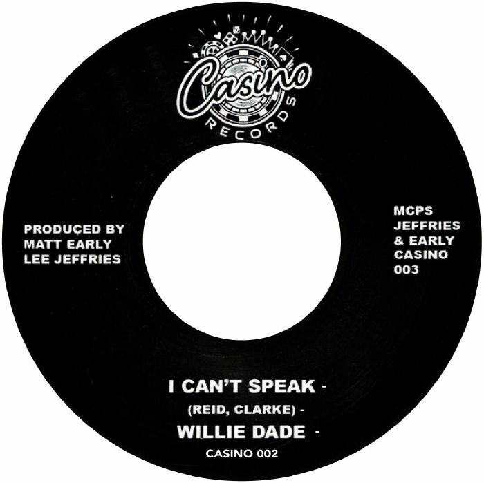 Willie Dade I Cant Speak
