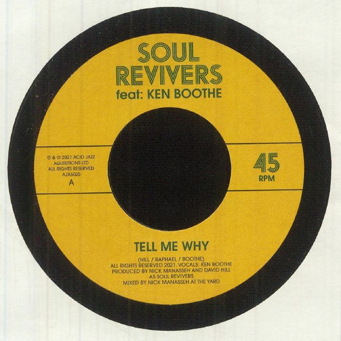 Soul Revivers | Ken Boothe Tell Me Why