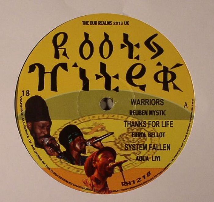 Reuben Mystic | Errol Bellot | Aqua Livi | Kheru Jahman Dan | Digistep | Roots Hitek – Warriors vinyl cover