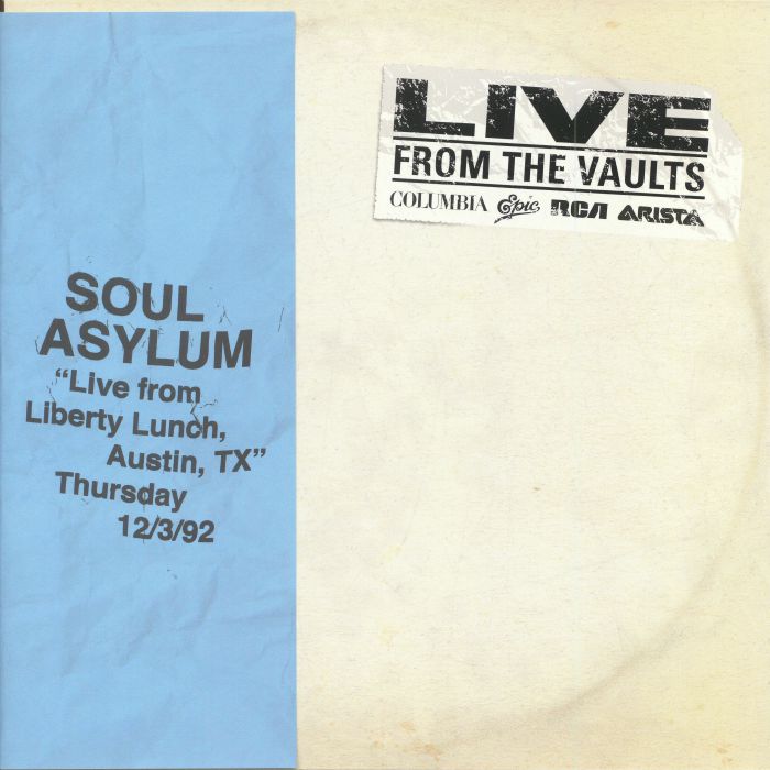 Soul Asylum Live From Liberty Lunch Austin TX Thursday December 3 1992 (Record Store Day 2018)