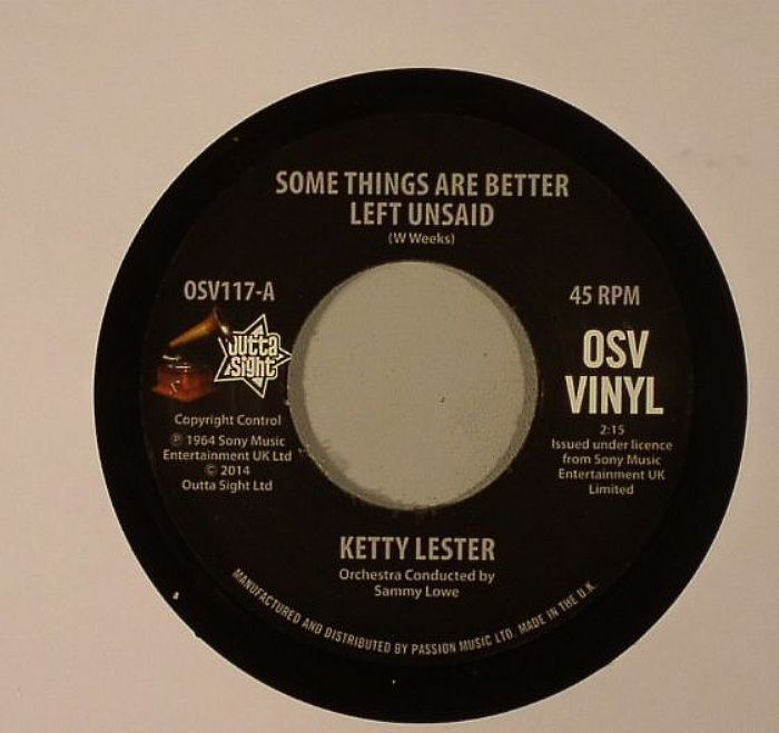 Ketty Lester Some Things Are Better Left Unsaid