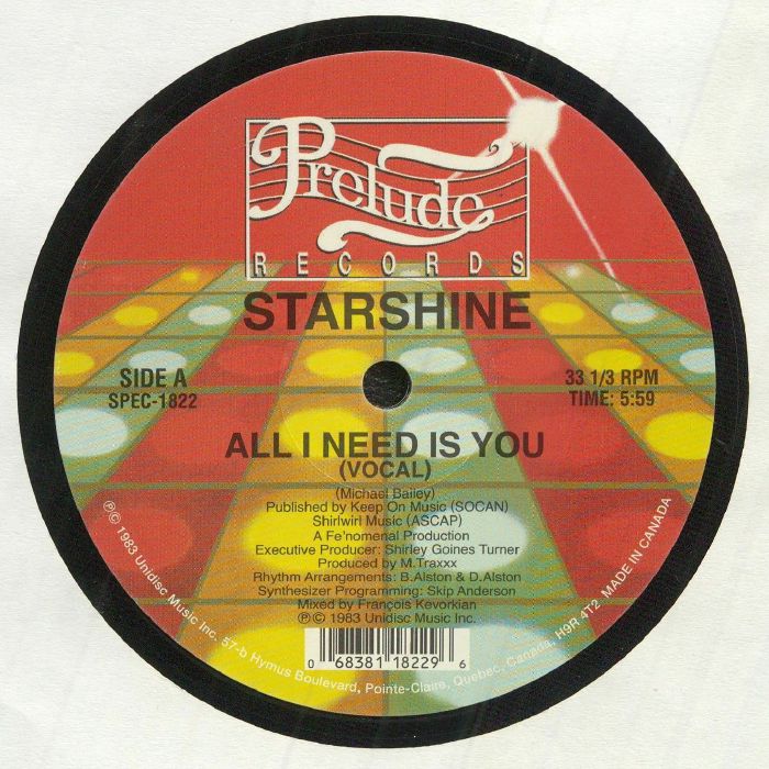 Starshine All I Need Is You