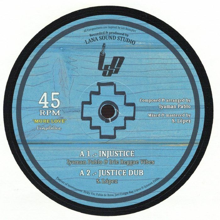 Iyaman Pablo & The Irie Reggae Vibes – Injustice vinyl cover