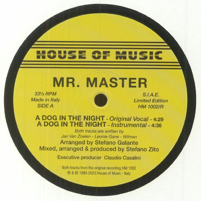 Mr Master A Dog In The Night