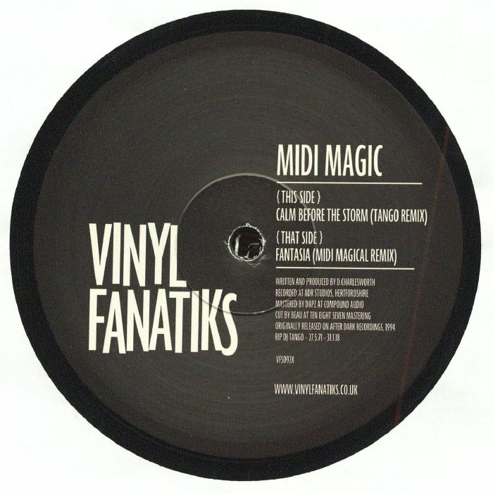 Midi Magic | Dave Charlesworth – Calm Before The Storm (remixes) vinyl cover