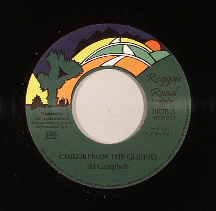 Al Campbell – Children Of The Ghetto (Linval Thompson I Love Marijuana Riddim) vinyl cover