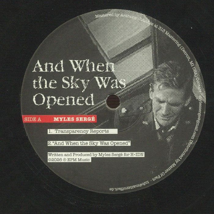 Myles Serge | Jamie Bissmire – And When The Sky Was Open vinyl cover