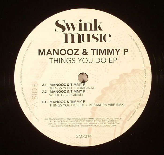 Manooz | Timmy P Things You Do