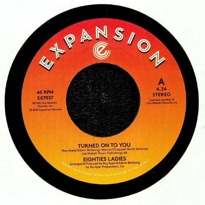 Eighties Ladies – Turned On To You vinyl cover