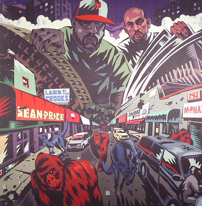 Sean Price | M Phazes – Land Of The Crooks vinyl cover