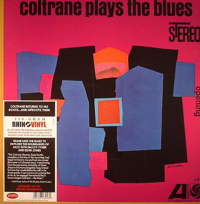 John Coltrane – Coltrane Plays The Blues (reissue) vinyl cover