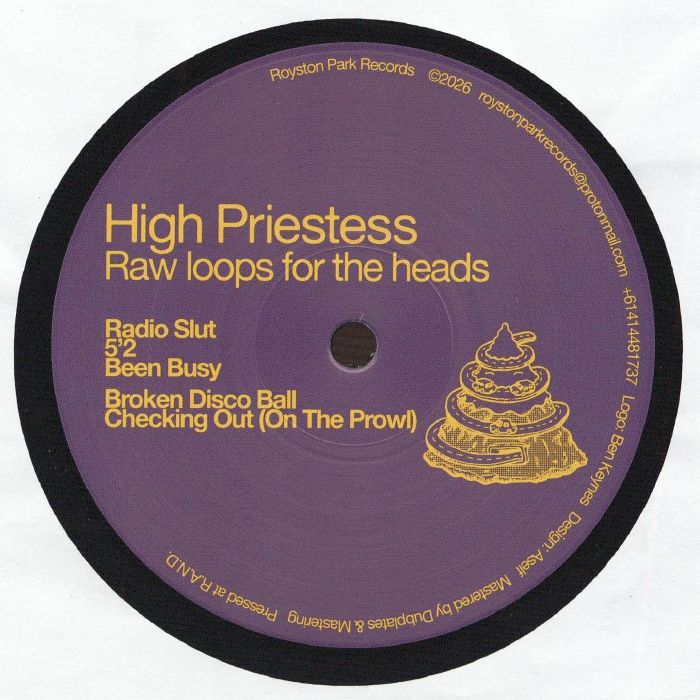 High Priestess – Raw Loops For The Head vinyl cover