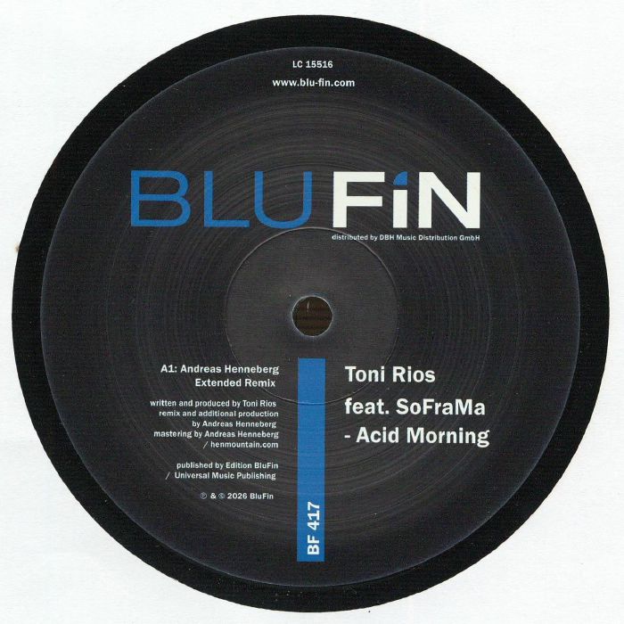 Toni Rios – Acid Morning vinyl cover