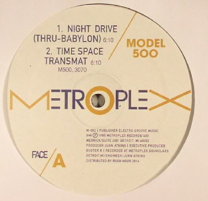 Model 500 – Night Drive (Thru Babylon) vinyl cover