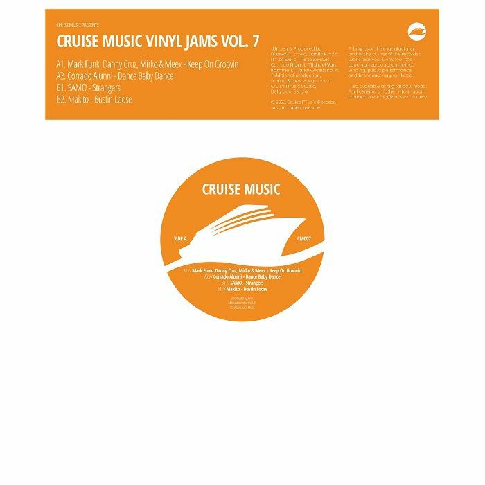 Mark Funk | Danny Cruz | Mirko and Meex | Corrado Alunni | Samo | Makito Cruise Music Vinyl Jams Vol 7