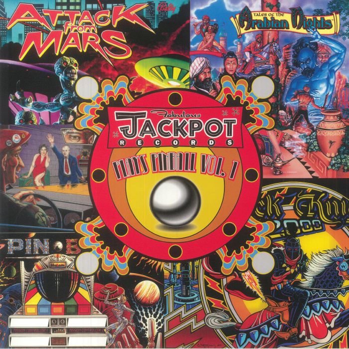 Various Artists – Jackpot Plays Pinball Vol 1 vinyl cover
