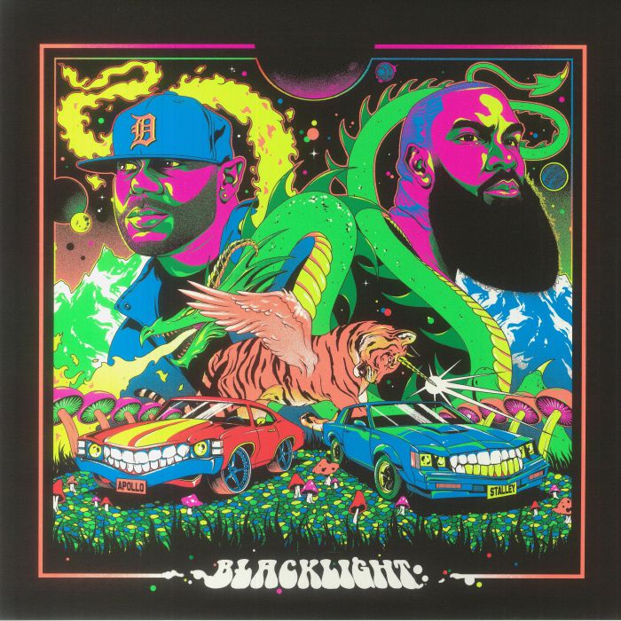 Apollo Brown | Stalley – Blacklight vinyl cover