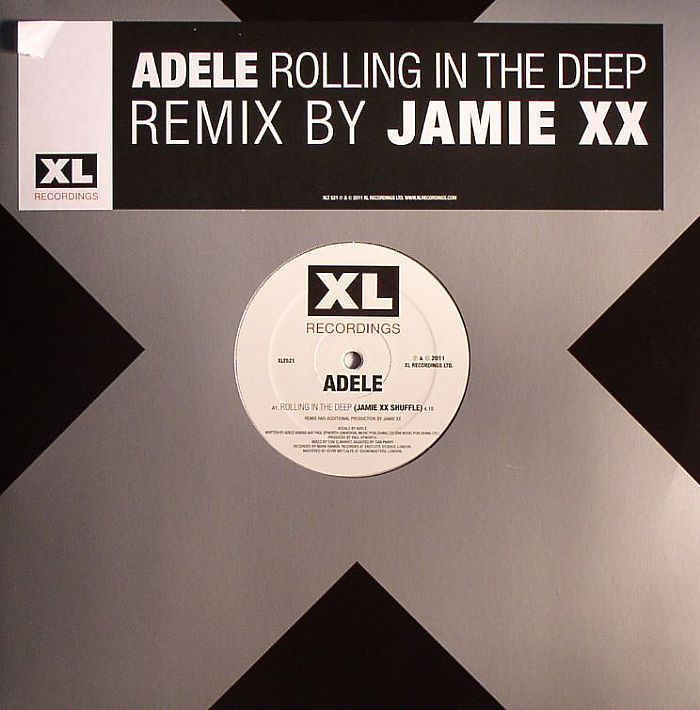 Adele – Rolling In The Deep vinyl cover