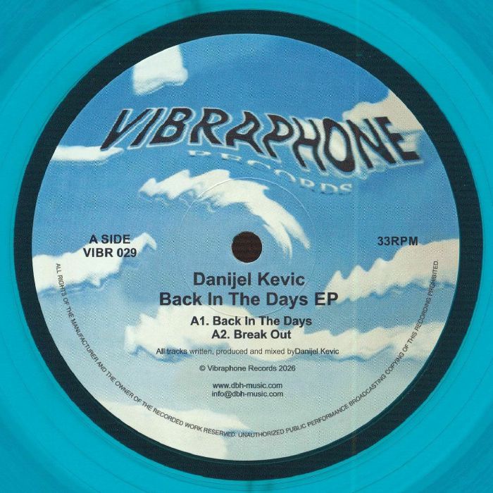 Danijel Kevic – Back In The Days EP vinyl cover