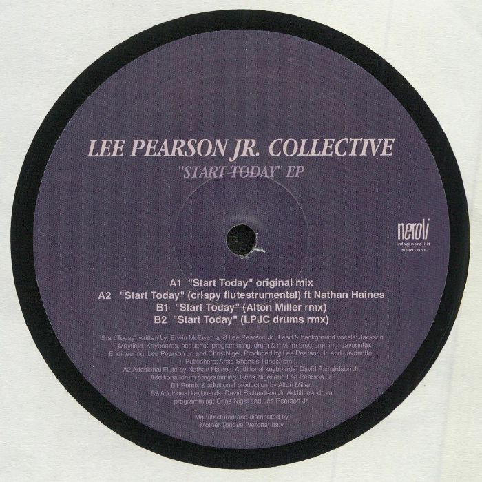 Lee Pearson Jr Collective Start Today EP