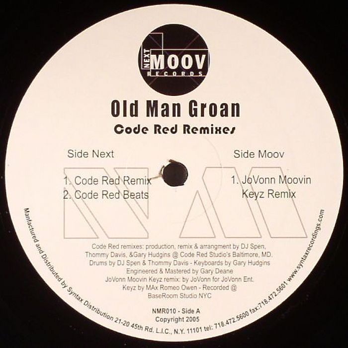 Jovonn Old Man Groan (Code Red remix)