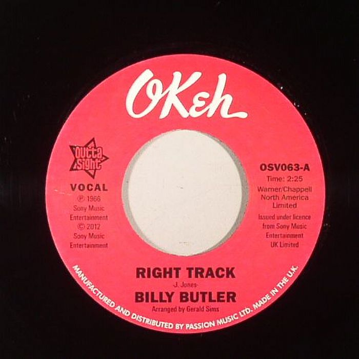 Billy Butler – Right track vinyl cover