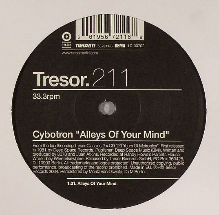 Cybotron | Model 500 Alleys Of Your Mind