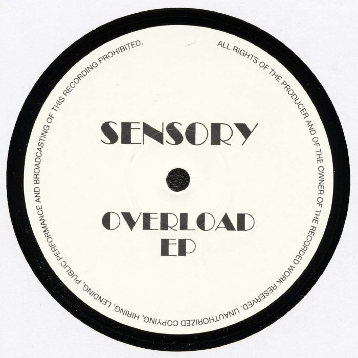 Robbert Mononom – Sensory Overload EP vinyl cover