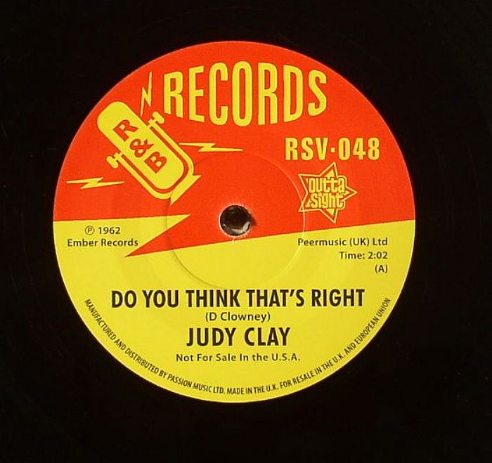 Judy Clay | Baby Washington Do You Think Thats Right (reissue)