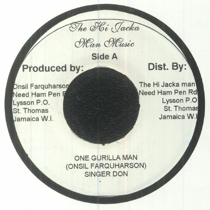 Singer Don | Stevie and Clavie One Gurilla Man (warehouse find)