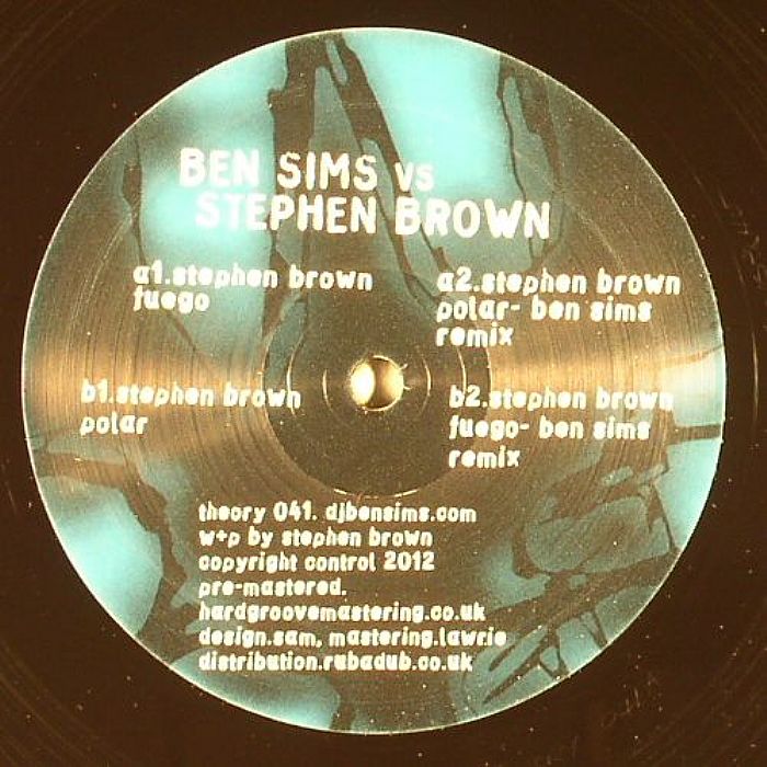 Ben Sims Vs Stephen Brown Vinyl