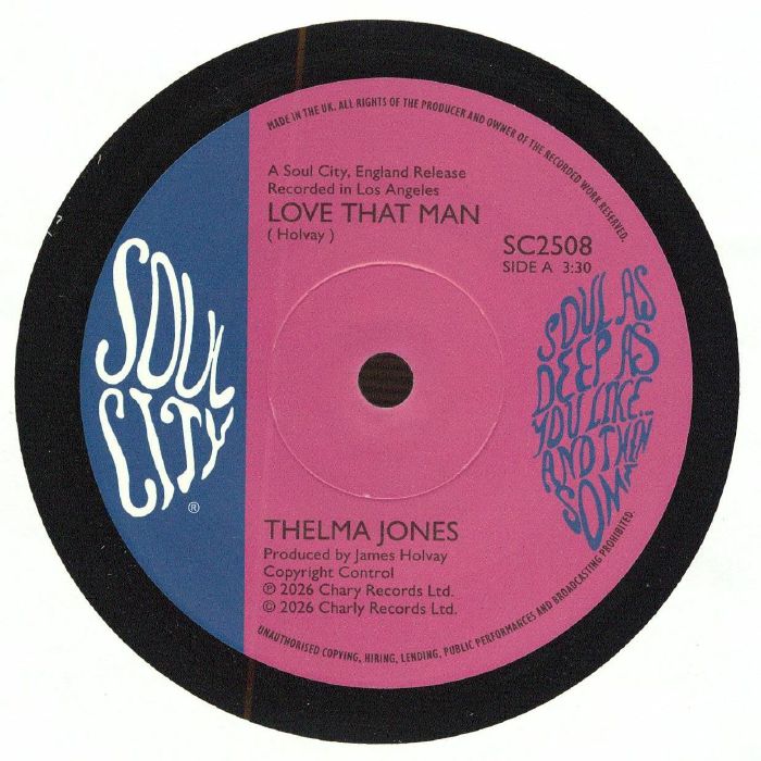 Thelma Jones – Love That Man vinyl cover