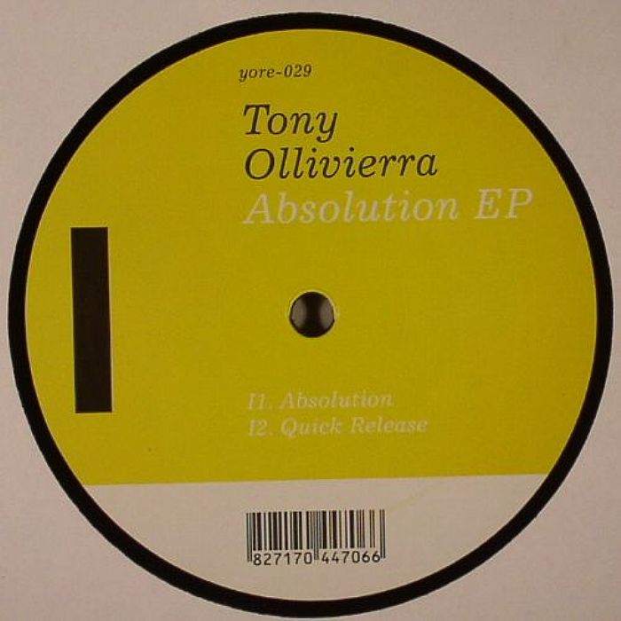 Tony Ollivierra Absolution EP