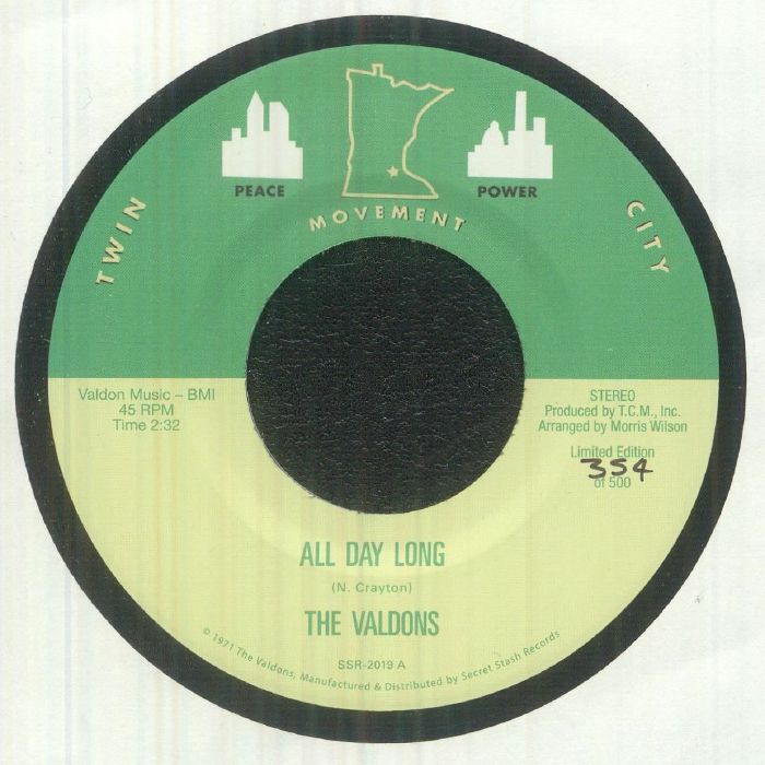 The Valdons – All Day Long vinyl cover