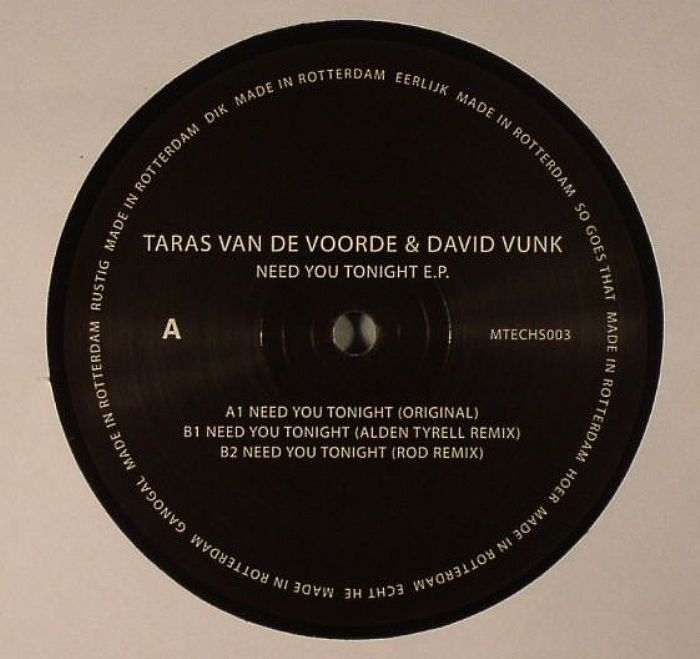 Taras Van De Voorde | David Vunk Need You Tonight