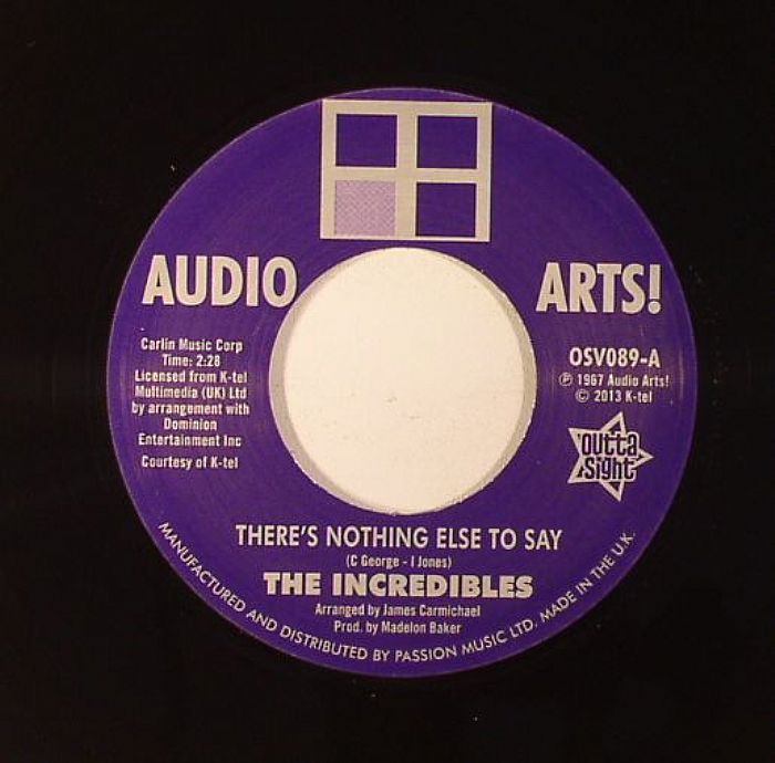 The Incredibles | Audio Arts Strings – Theres Nothing Else To Say vinyl cover