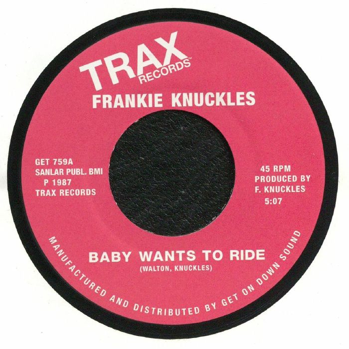 Frankie Knuckles – Baby Wants To Ride vinyl cover