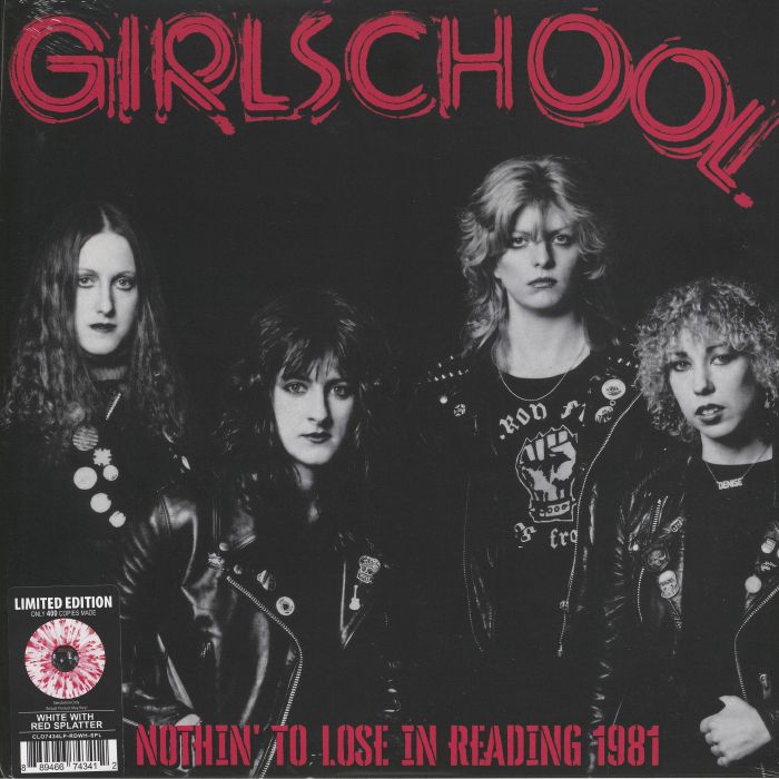 Girlschool – Nothin' To Lose In Reading 1981 vinyl cover