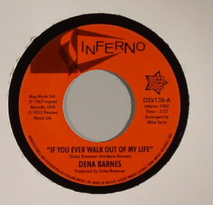 Dena Barnes If You Ever Walk Out Of My Life (reissue)