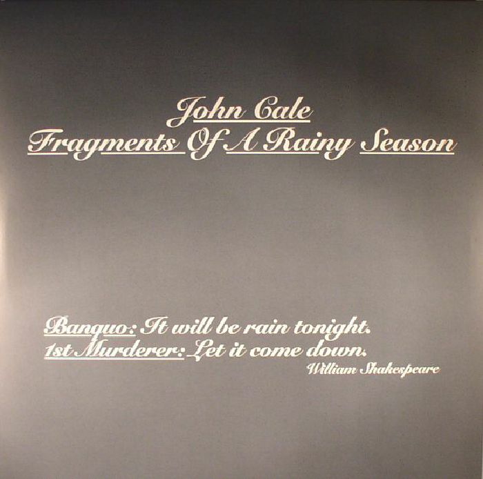 John Cale Fragments Of A Rainy Season (reissue)