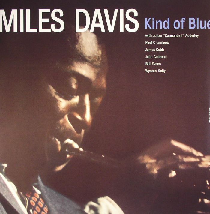 Miles Davis – Kind Of Blue (reissue) vinyl cover