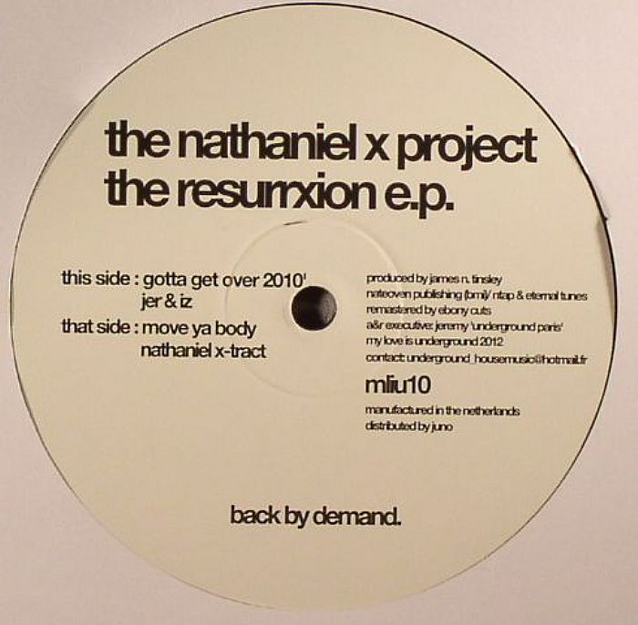 The Nathaniel X Project The Resurrxion EP